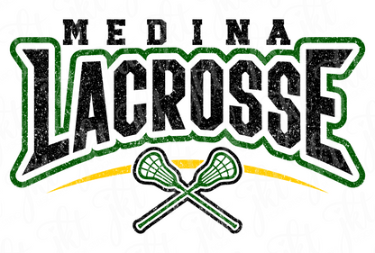 Lacrosse - Design 2 - Distressed