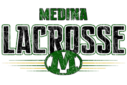 Lacrosse - Design 4 - Distressed
