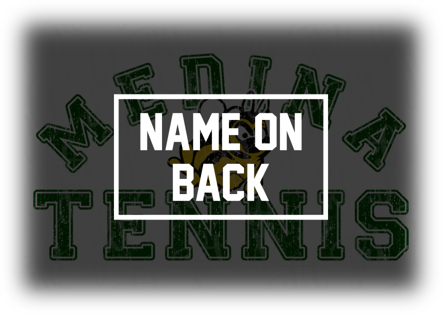 Tennis - Design 1 - WITH NAME ON BACK