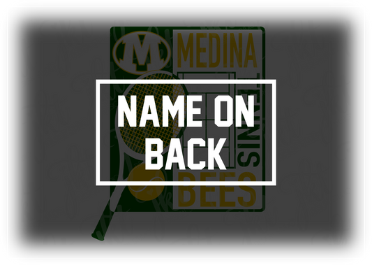 Tennis - Design 3 - WITH NAME ON BACK