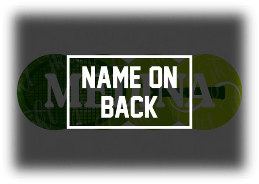 Tennis - Design 4 - WITH NAME ON BACK