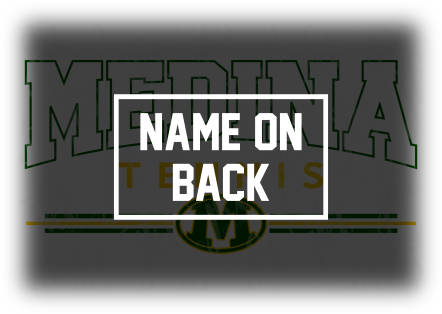 Tennis - Design 5 - WITH NAME ON BACK