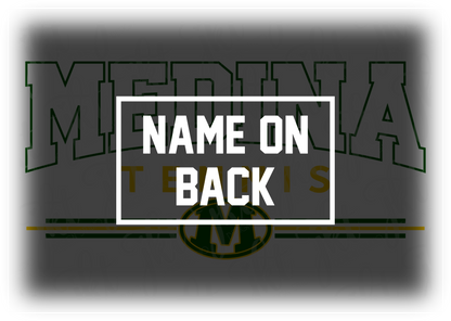 Tennis - Design 5 - WITH NAME ON BACK